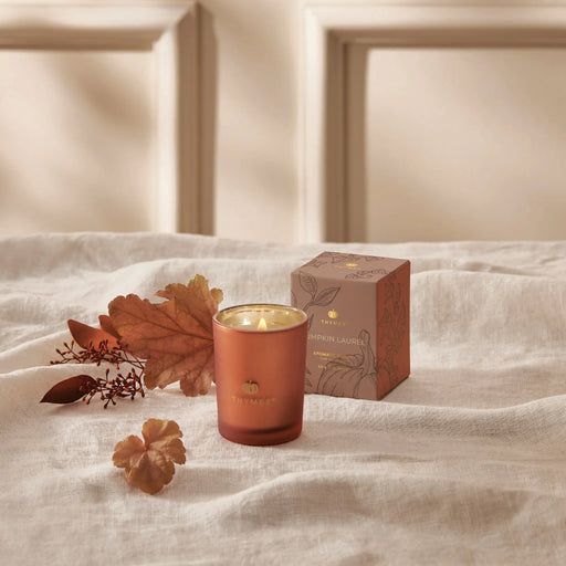 Thymes Scented Votive Candle Pumpkin Laurel - Bear Country Kitchen
