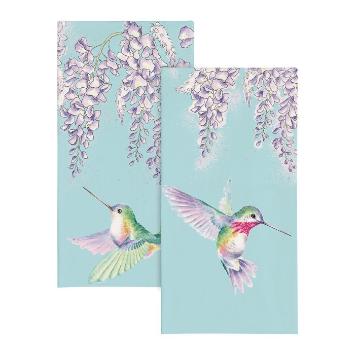 Wrendale Pocket Tissue Hummingbird Wisteria Wishes - Bear Country Kitchen