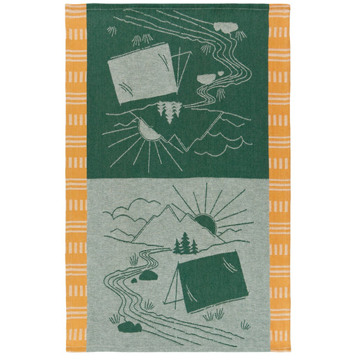 Danica Now Designs Jubilee Jacquard Dishtowel Camp Out - Bear Country Kitchen