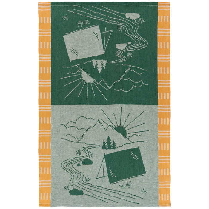 Danica Now Designs Jubilee Jacquard Dishtowel Camp Out - Bear Country Kitchen
