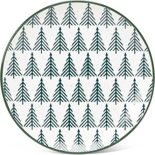 Abbott Side Plate Evergreen Trees - Bear Country Kitchen