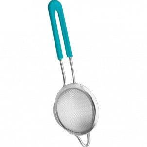 Trudeau Fine Mesh Strainer 4"- Tropical Blue - Bear Country Kitchen