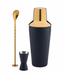 Trudeau Mixology Set Of 3 Black & Gold - Bear Country Kitchen