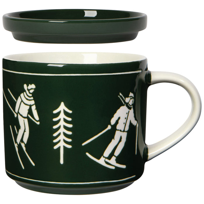 Danica Jubilee Lidded Mug Ski Ya Later - Bear Country Kitchen