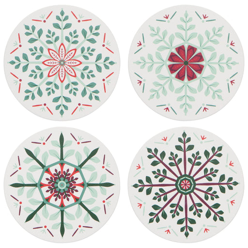 Danica Now Designs Soak Up Coaster Set Of 4 Good Tidings - Bear Country Kitchen