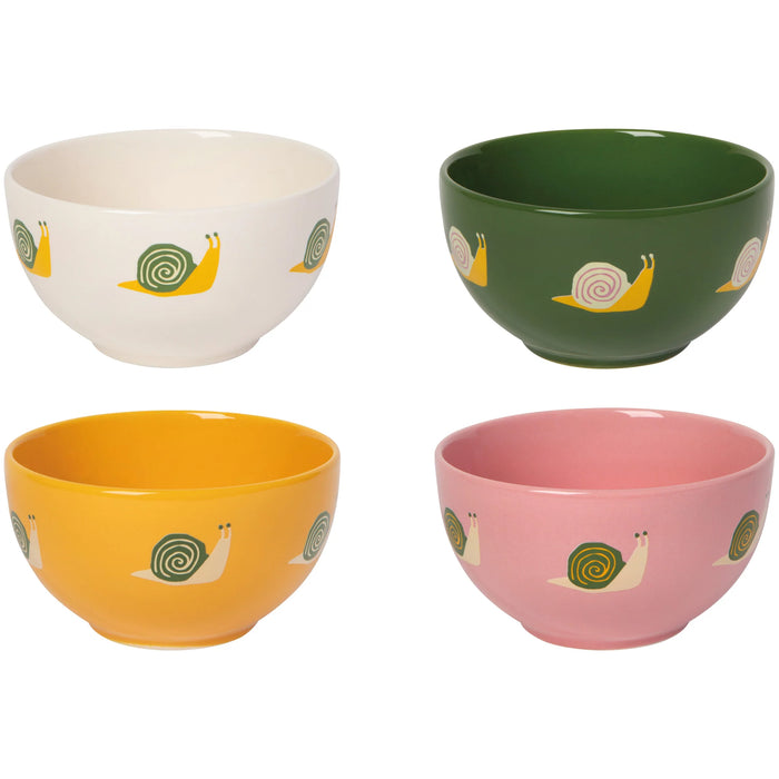Danica Jubilee Set Of 4 Everyday Bowls Snails - Bear Country Kitchen