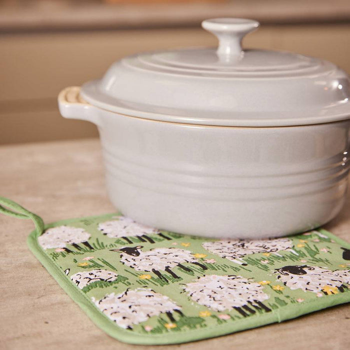 Ulster Weaver Pot Holder - Wooly Sheep - Bear Country Kitchen