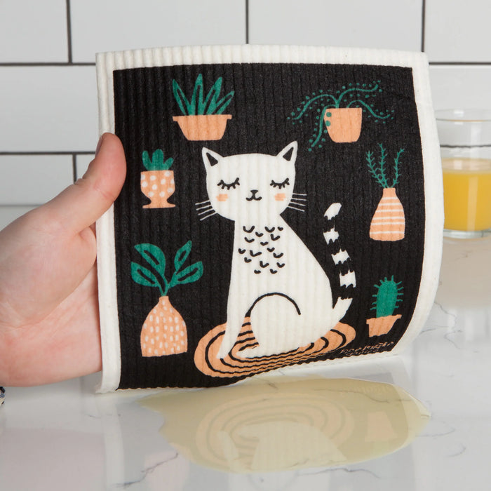 Danica Ecologie Swedish Dish Cloth Cat Nap - Bear Country Kitchen