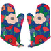Danica Now Designs Jubilee Set Of 2 Oven Mitts Poppy - Bear Country Kitchen