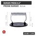 Victoria Cast Iron Burger Press 6.5" - Bear Country Kitchen