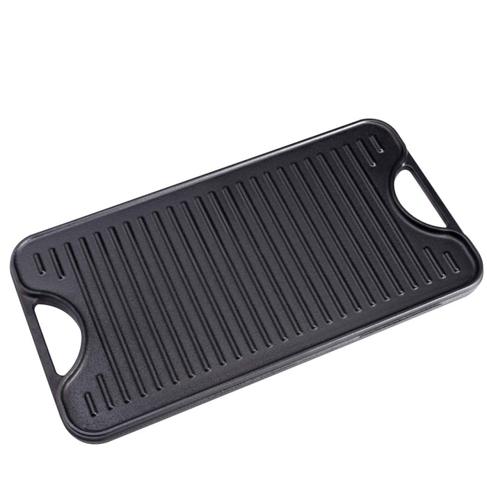 Victoria Cast Iron Reversible Grill/Griddle 18.5x10" - Bear Country Kitchen