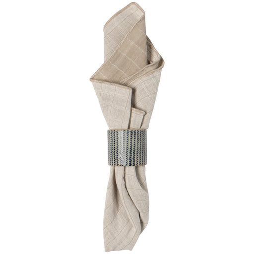 Danica Heirloom Element Napkin Ring Houndstooth - Bear Country Kitchen