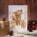 Wrendale Stationary Advent Calendar A Highland Christmas - Bear Country Kitchen