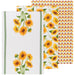Danica Now Designs Floursack Dishtowels Set Of 3 Sunflower Splendor - Bear Country Kitchen