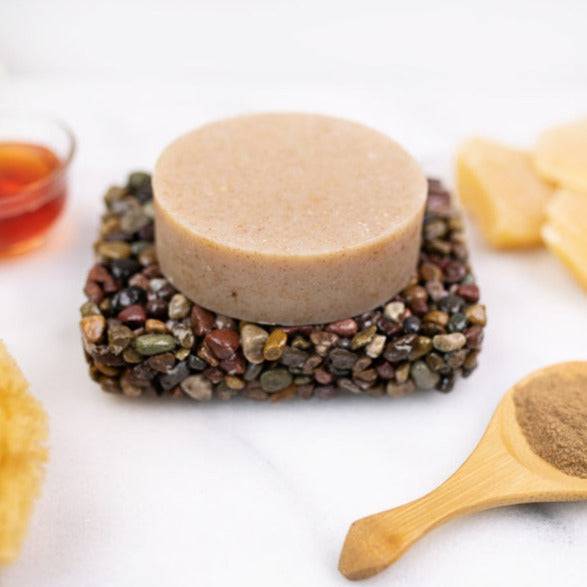 Wild Prairie Stone Soap Plate - Bear Country Kitchen