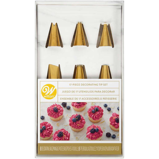 Wilton 17 Piece Decorating Set - Gold Plated - Bear Country Kitchen