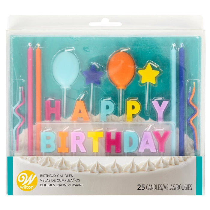 Wilton Birthday Candles - Happy Birthday Candle Set - Bear Country Kitchen