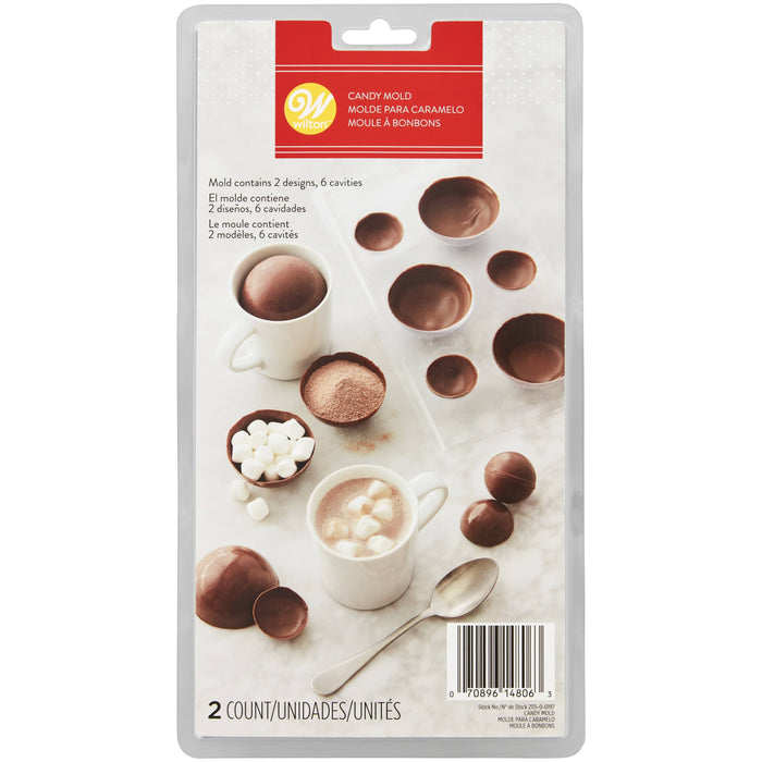 Wilton Christmas Candy Mold 3D Ball - Bear Country Kitchen