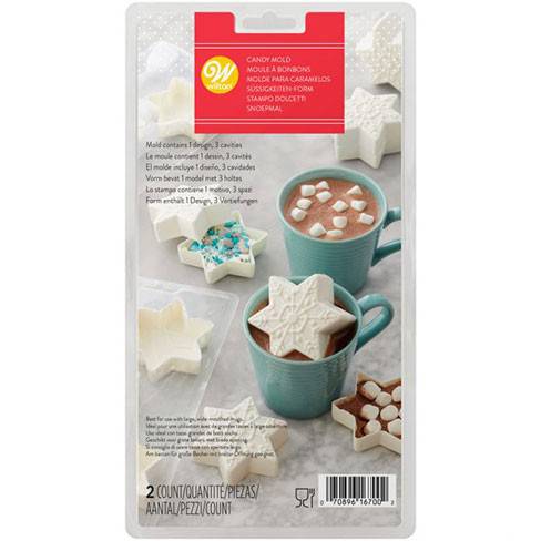Wilton Christmas Candy Mold 3D Snowflake - Bear Country Kitchen