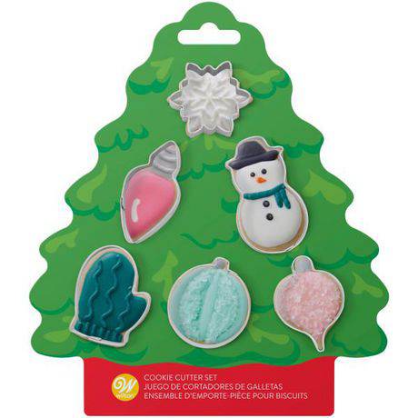 Wilton Christmas Mini Cookie Cutter Trees Set/ 6 - Bear Country Kitchen