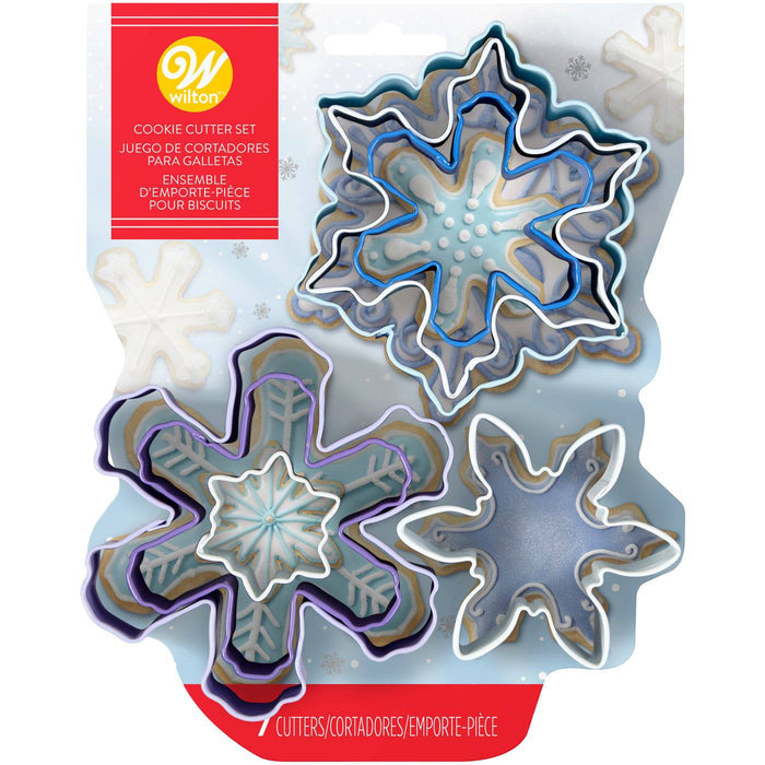 Wilton Cookie Cutter Set Of 7 Snowflakes - Bear Country Kitchen