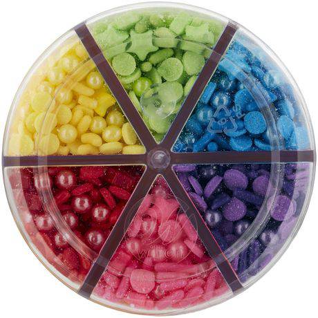 Wilton Sprinkles 6 Cell Rainbow Medley 186G - Bear Country Kitchen