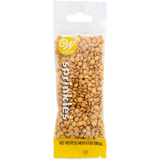 Wilton Sprinkles Pouch Confetti Gold - Bear Country Kitchen