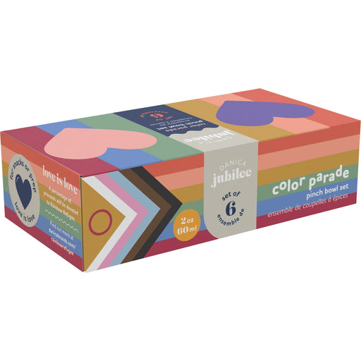 Danica Now Designs Shaped Dish Heart Color Parade Set of 6 - Bear Country Kitchen