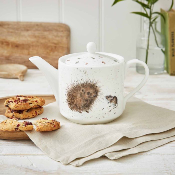 Wrendale Small Teapot 470ML Hedgehog & Mice - Bear Country Kitchen