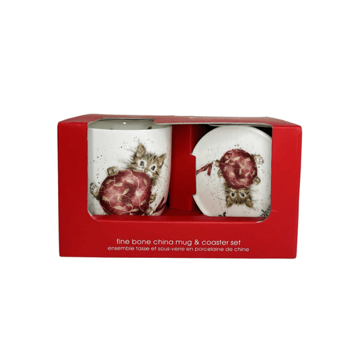 Wrendale Mug & Coaster Set Purrfect Christmas - Bear Country Kitchen