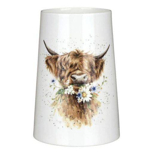 Wrendale Vase Daisy Coo (Cow) 20CM - Bear Country Kitchen