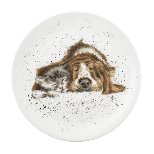 Wrendale Coupe Plate 8" Dog and Catnip - Bear Country Kitchen