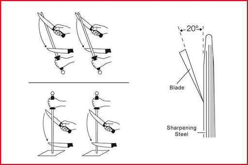 Wusthof Honing Steel 23CM/ 9" - Bear Country Kitchen
