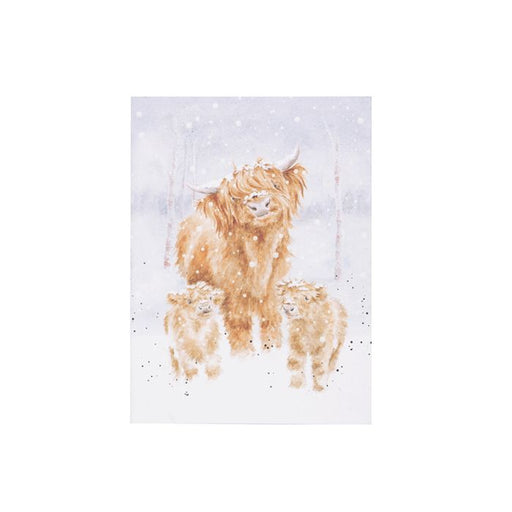 Wrendale Small Notebook A Highland Christmas - Bear Country Kitchen