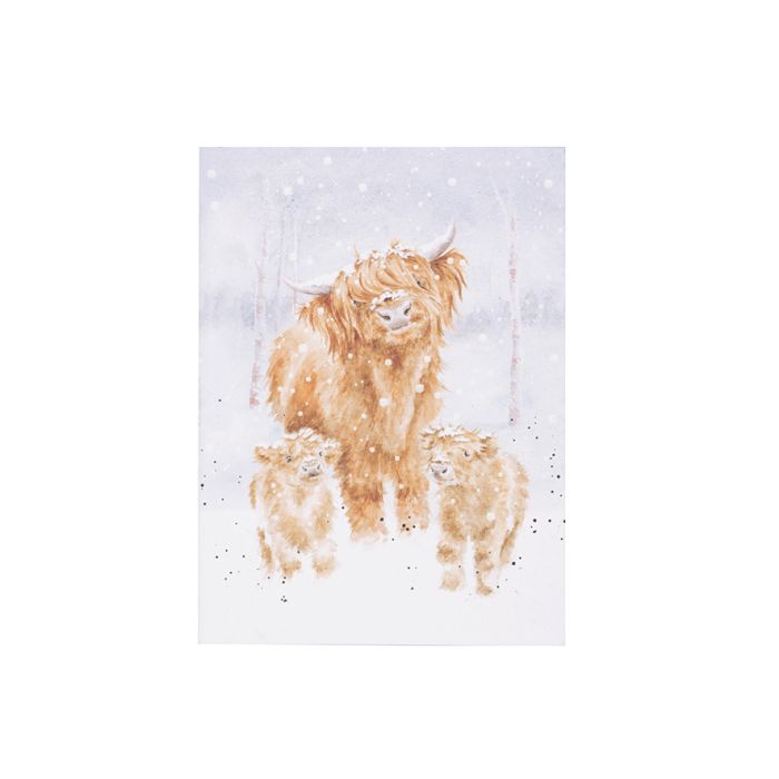 Wrendale Small Notebook A Highland Christmas - Bear Country Kitchen