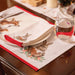 Wrendale Everyday Fabric Placemats Winter Woodland Set Of 4 - Bear Country Kitchen
