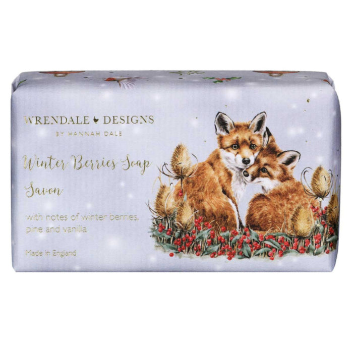 Wrendale Soap Winter Foxes