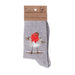 Wrendale Womens Bamboo Sock Jolly Robin - Bear Country Kitchen