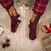 Wrendale Mens Bamboo Sock A Highland Christmas - Bear Country Kitchen