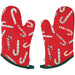 Danica Jubilee Packaged Oven Mitts Merry Mints Set of 2 - Bear Country Kitchen