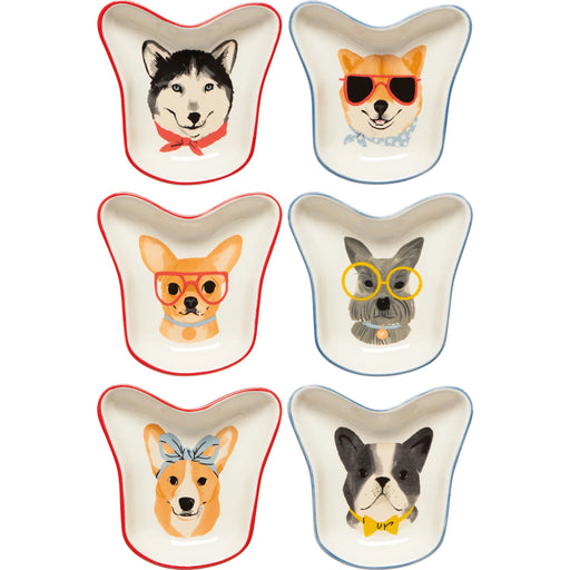 Danica Now Designs Shaped Pinch Bowls Set Of 6 Uptown Dogs - Bear Country Kitchen