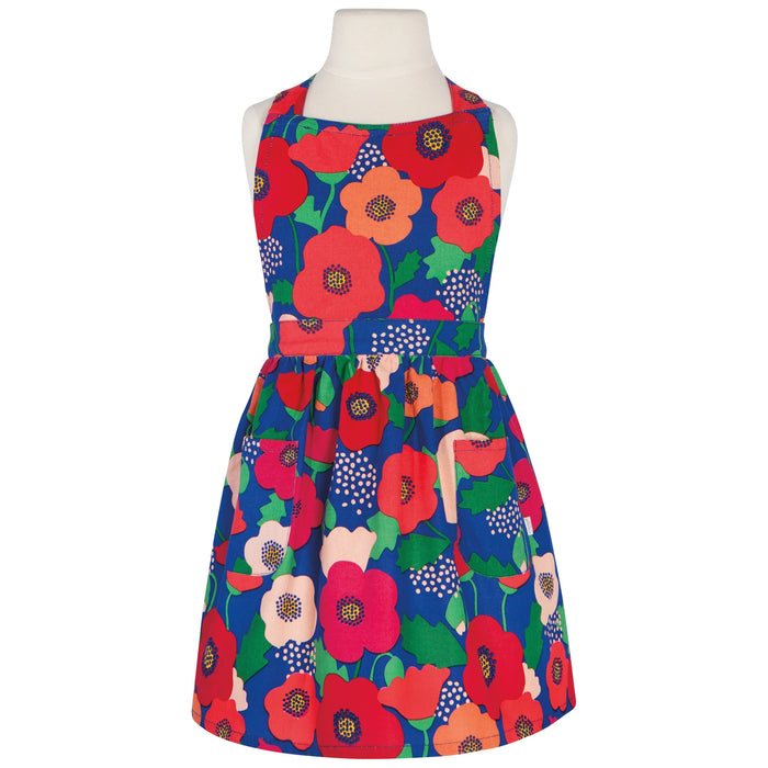 Danica Jubilee Minnie Kid's Apron Poppy - Bear Country Kitchen