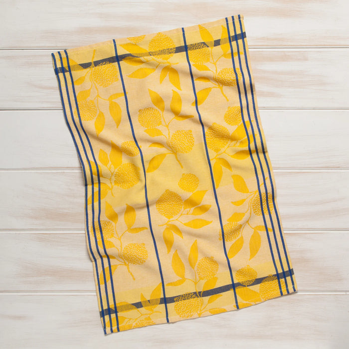 Danica Jaquard Dishtowel Lemons - Bear Country Kitchen
