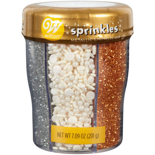 Wilton Sprinkles 6 Cell  Metallic Mix - Bear Country Kitchen