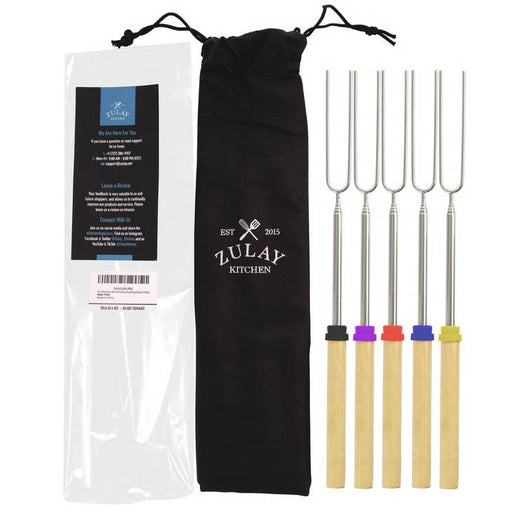 Zulay Marshmallow Forks Set Of 5 - Bear Country Kitchen