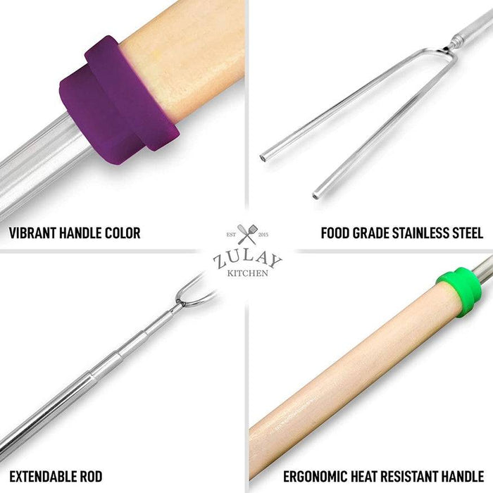 Zulay Marshmallow Forks Set Of 5 - Bear Country Kitchen